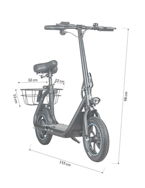 Scooter eléctrico Moboss C1 2024