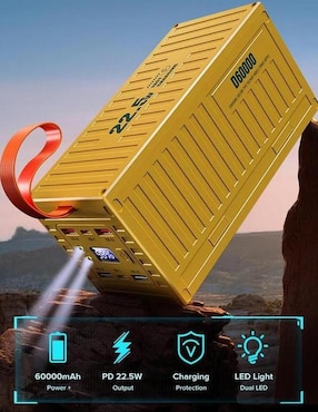 Batería portátil HOTSHOT 60000 mAh MXLCH-001