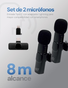 Micrófono portátil inalámbrica STF Tipo C - Lightning