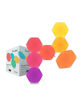 Tira led smart Nanoleaf Shapes NL42-7003HX-7PK con 7 focos