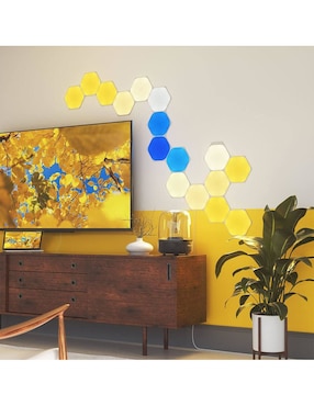 Tira led smart Nanoleaf Shapes NL42-7003HX-7PK con 7 focos