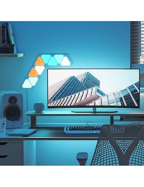 Set de paneles LED smart Nanoleaf Shapes mini triangulos 9 piezas NL48-0003TW-9PK