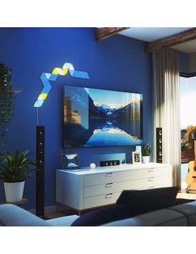 Set expansión de paneles LED smart Nanoleaf Shapes Mini Triangulos 10 piezas NL48-1001TW-10PK