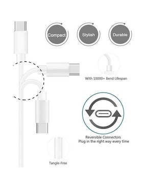 Cable USB C Ventdepot de 25 cm