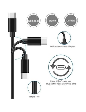 Cable USB C Ventdepot de 50 cm