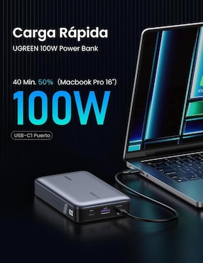 Batería portátil UGREEN 20000 mAh 25188