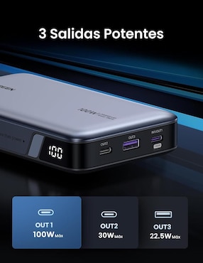 Batería portátil UGREEN 20000 mAh 25188