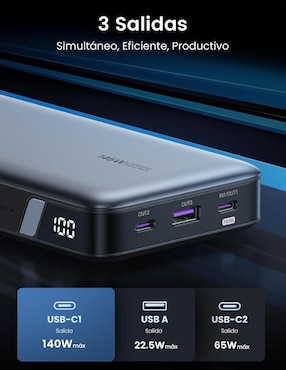 Batería portátil UGREEN 25000 mAh 90597A
