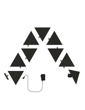 Set de paneles LED smart Nanoleaf Shapes Triangulos 9 piezas NL47-0103TW-9PK