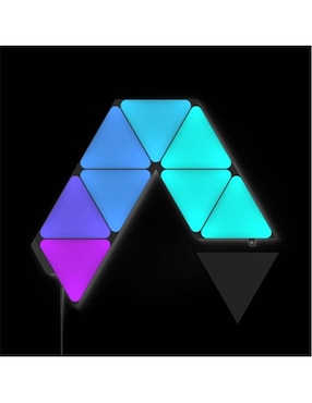 Set de paneles LED smart Nanoleaf Shapes Triangulos 9 piezas NL47-0103TW-9PK