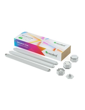 Set expansión de paneles LED smart Nanoleaf Lineas 3 piezas NL59-E-0001LW-3PK
