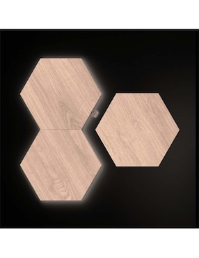 Set expansión de paneles LED smart Nanoleaf Elements Hexagonos 3 piezas NL52-E-0001HB-3PK