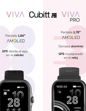 Smartwatch Cubitt Viva Pro unisex con GPS