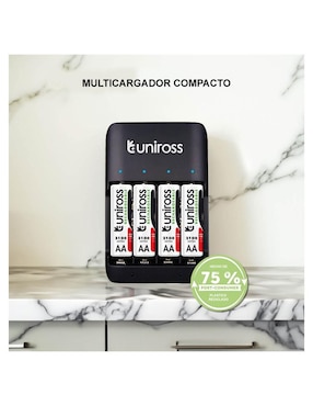 Cargador de pilas Uniross de 30 W Lightning + Usb Tipo C UCU004A