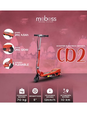 Scooter eléctrico Moboss CD2 2025