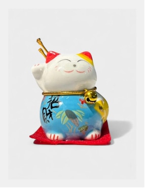 Figura decorativa de gato Cm-Top de cerámica