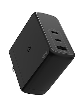 Cargador pared STF de 100 W USB + USB tipo C Gan Ultra Rápida
