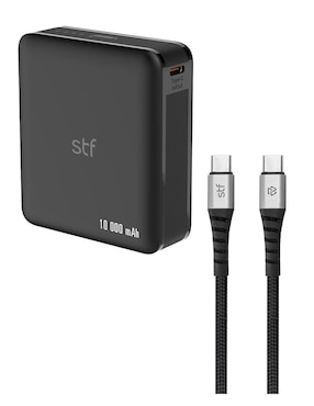 Batería portátil STF de 20 W USB + USB tipo C Power Bank Ultra Carga Rápida