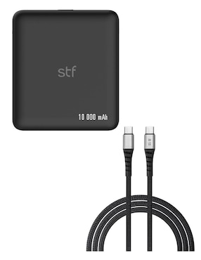 Batería portátil STF de 20 W USB + USB tipo C Power Bank Ultra Carga Rápida