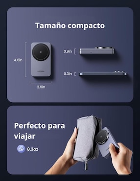 Cargador inalámbrico ugreen de 15 W Magsafe 45023