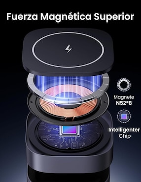 Cargador inalámbrico ugreen de 15 W USB tipo C