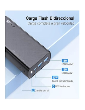 Batería portátil 1Hora 20000 mAh GAR158