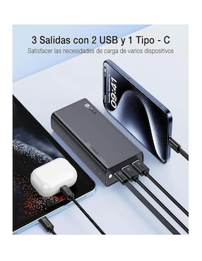 Batería portátil 1Hora 20000 mAh GAR158