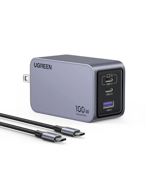 Cargador pared Ugreen de 100 W USB + USB tipo c Nexode pro