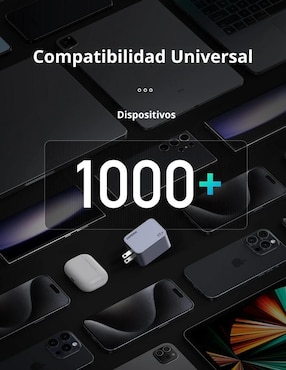 Cargador pared Ugreen de 100 W USB + USB tipo c Nexode pro