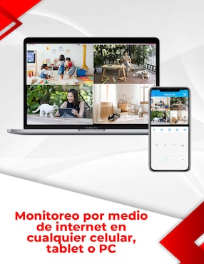 Cámara Wi-Fi de seguridad Secucore Inalámbrica Full HD 70 con capacidad de grabar y visión nocturna para interior y exterior