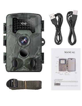 Cámara de seguridad Gogo Electronics modelo PR1000 Full HD 120° con capacidad para grabar para exterior