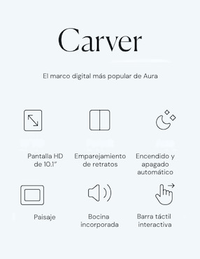 Marco digital Aura
