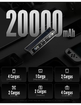 Batería portátil Sharge 20000 mAh X1i