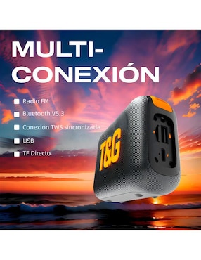 Bocina portátil Petukita Box TG445 Mini bluetooth