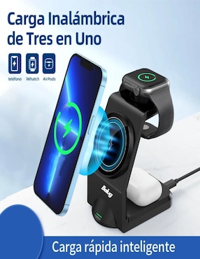 Estación de carga 3 en 1 Belug de 15 w usb tipo c