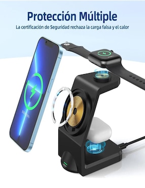 Estación de carga 3 en 1 Belug de 15 w usb tipo c