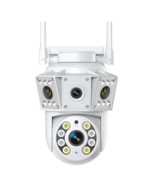 Cámara wi-fi de seguridad Belug alámbrica 4k/uhd 360° con capacidad para grabar con vision nocturna para interior y exterior