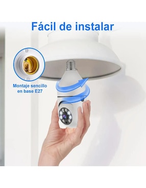 Cámara Wi-Fi de seguridad Belug alámbrica Full HD 360° visión nocturna para interior