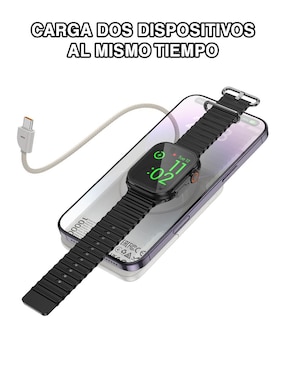 Batería portátil hoco 10000 mAh Q43 Clever Dual Silver