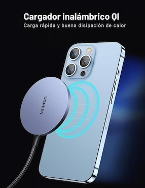 Cargador inalámbrico Ugreen de 15 W USB tipo c 30233