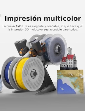 Impresora 3d Bambu Lab A1 Combo inalámbrica