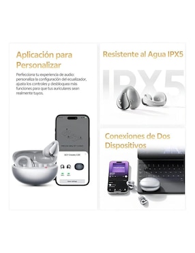 Audífonos in-ear Petukita Box C30s inalámbricos con cancelación de ruido