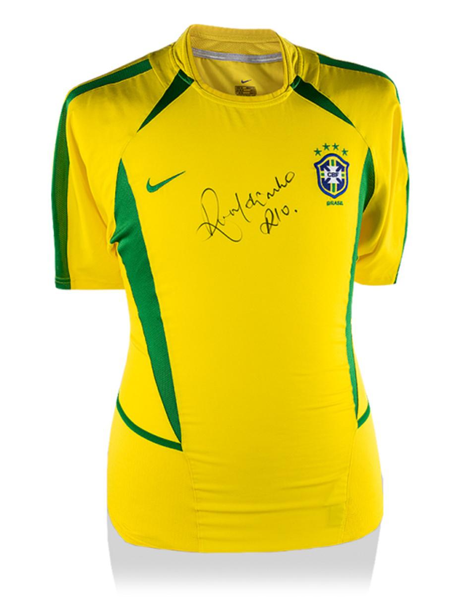 camiseta brasil ronaldinho
