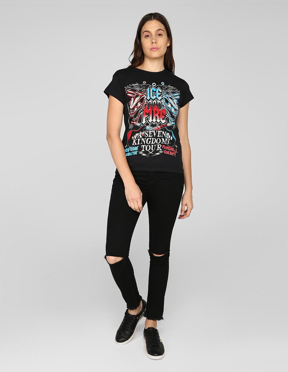 Playera Ice And Fire para dama