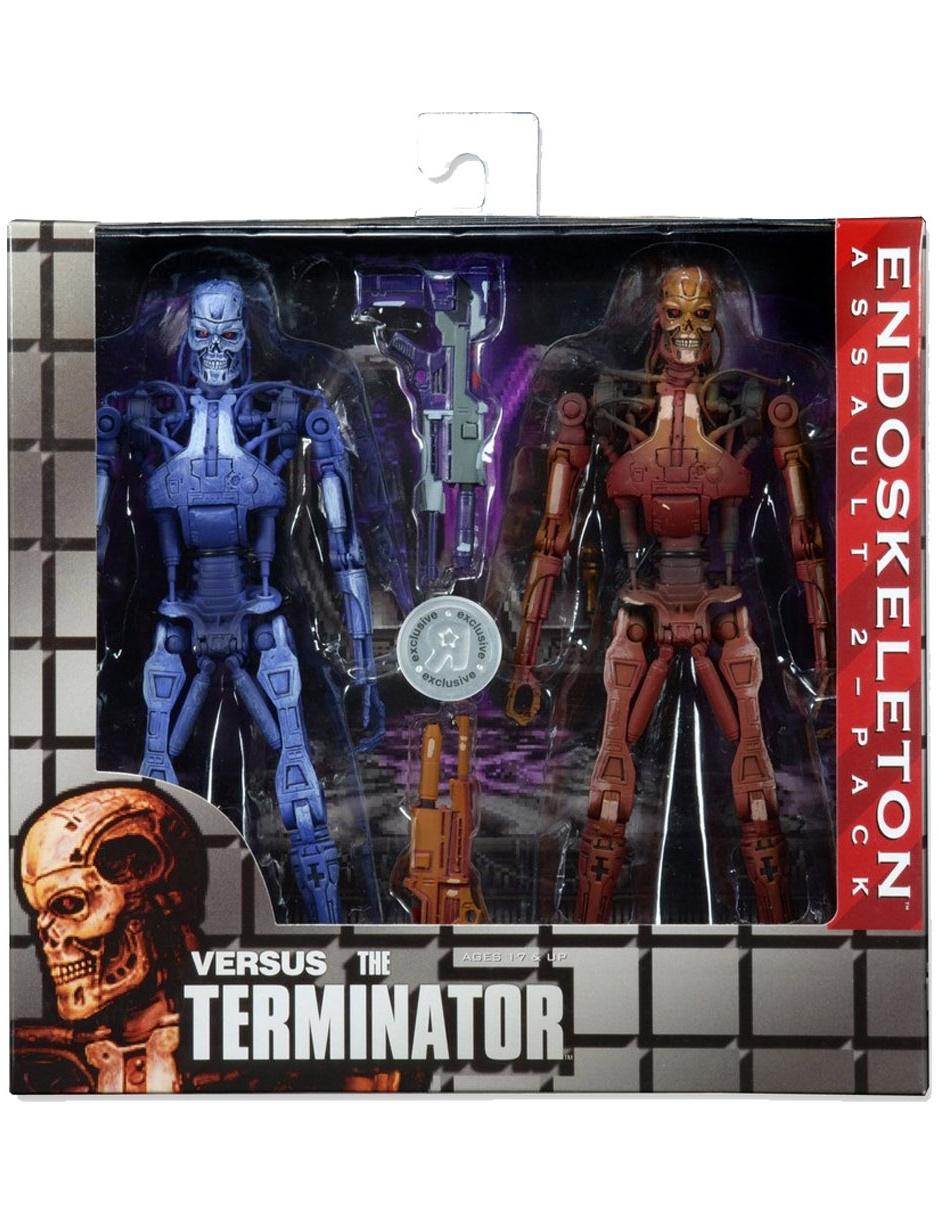 Figura Coleccionable 7 Pulgadas Robocop vs Terminator 1993 2 Pack Endoskeleton 1