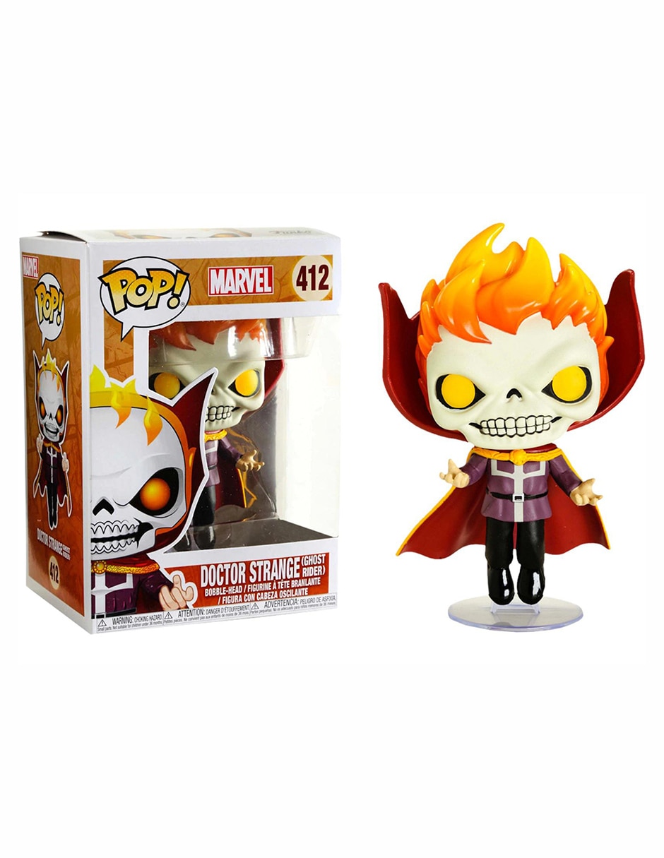 Figura Dr. Strange Ghost Rider POP! Exclusivo Lacc Figura Dr. Strange Ghost Rider POP! Exclusivo Lacc