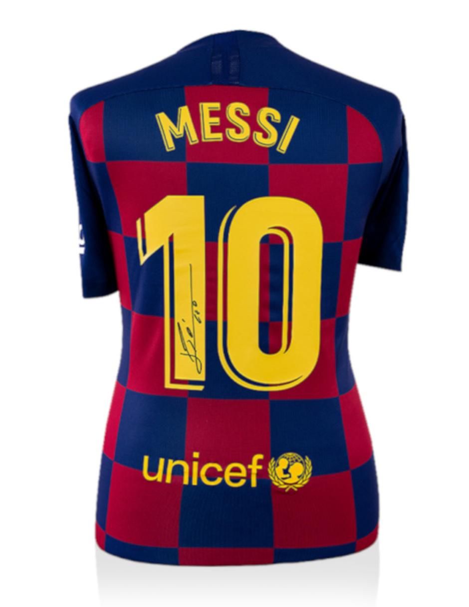 Jersey Firmada Lionel Messi del Barcelona Temporada 2019-2020 FIFA en  Liverpool