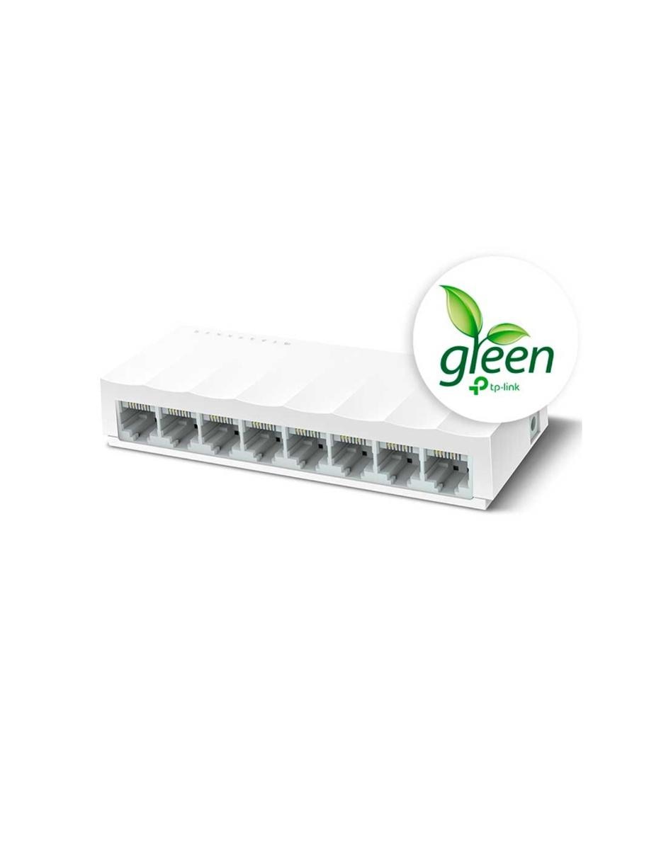 Switch LS1008 8 Puertos LiteWave Fast Ethernet 10/100Mbps 4