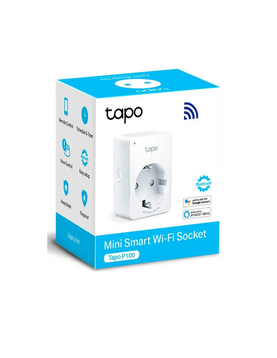 Enchufe Inteligente WiFi TP-Link Tapo P100 Mini (2 Unidades)