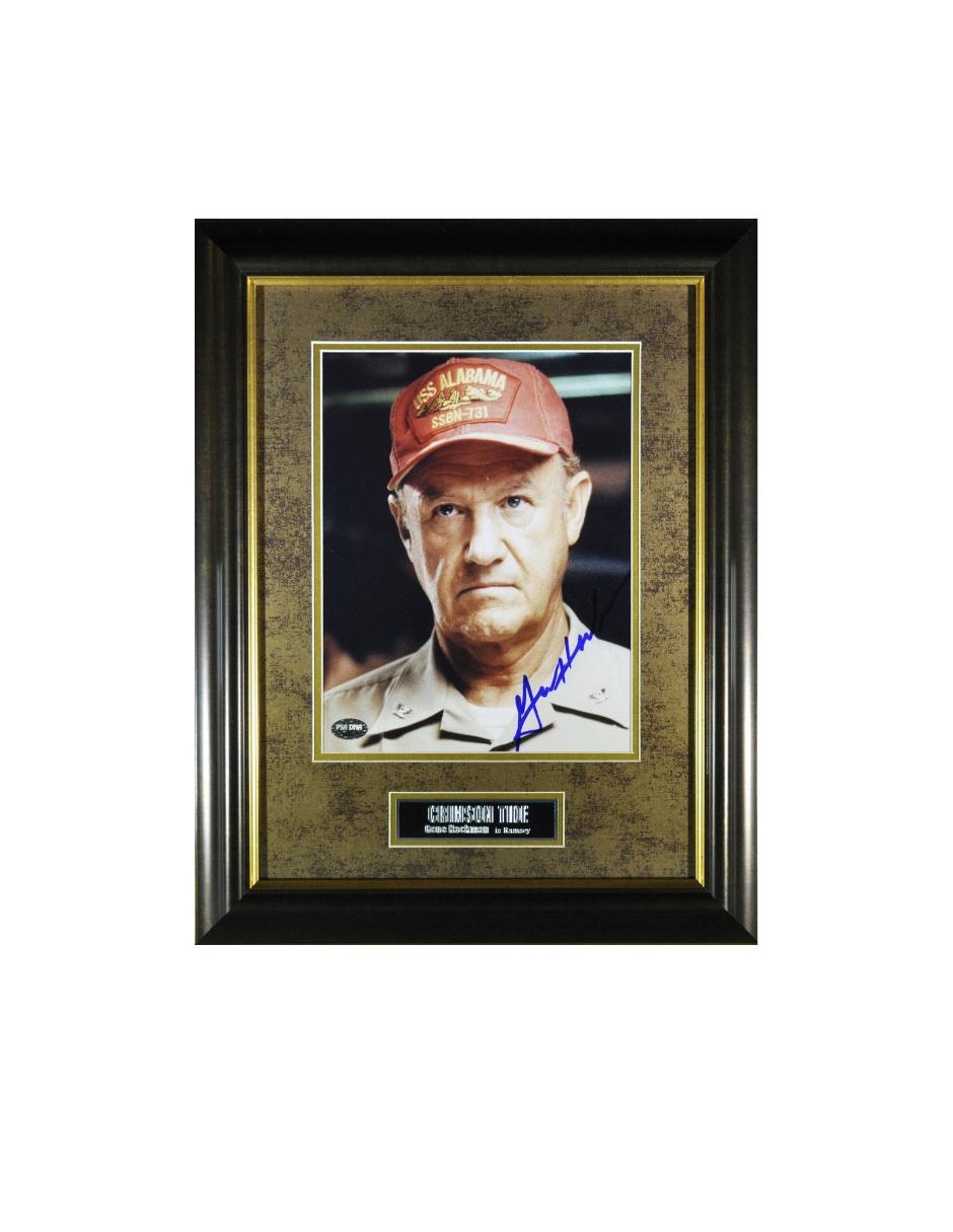 Autógrafo de Gene Hackman Fotografía de 8x10 Pulgadas dorado 1